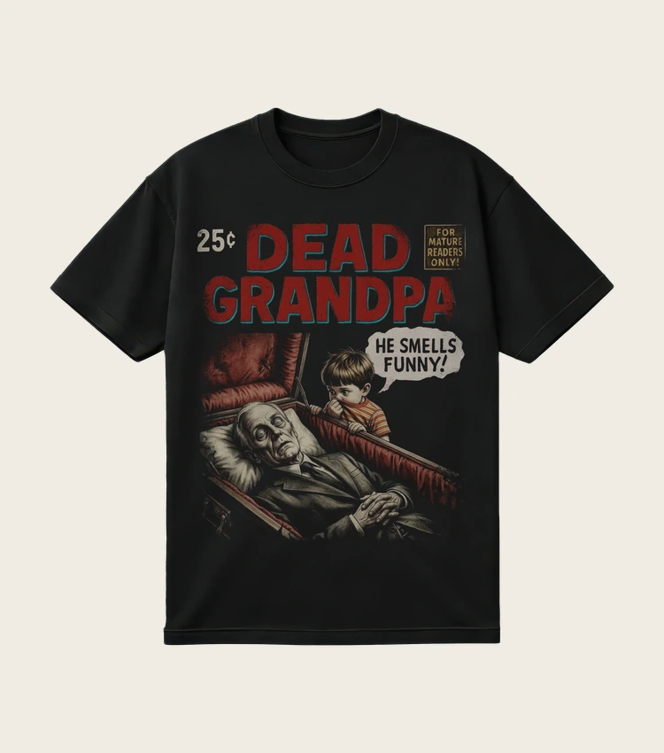 On the shirt